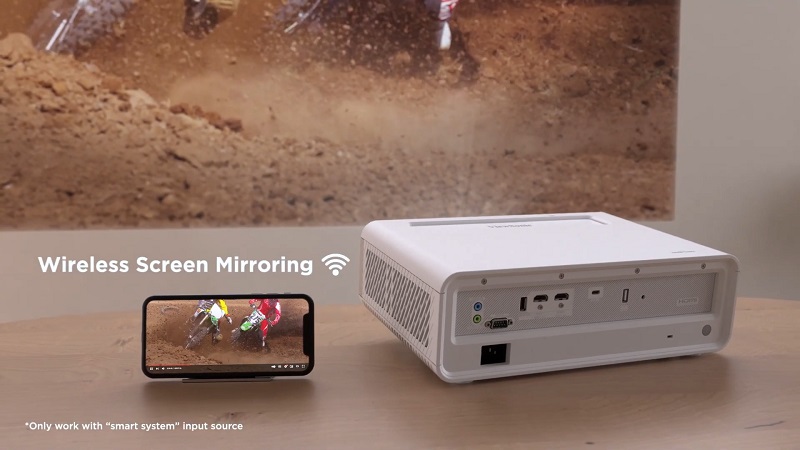  máy chiếu viewsonic x1 kết nối đa dạng tiện lợi