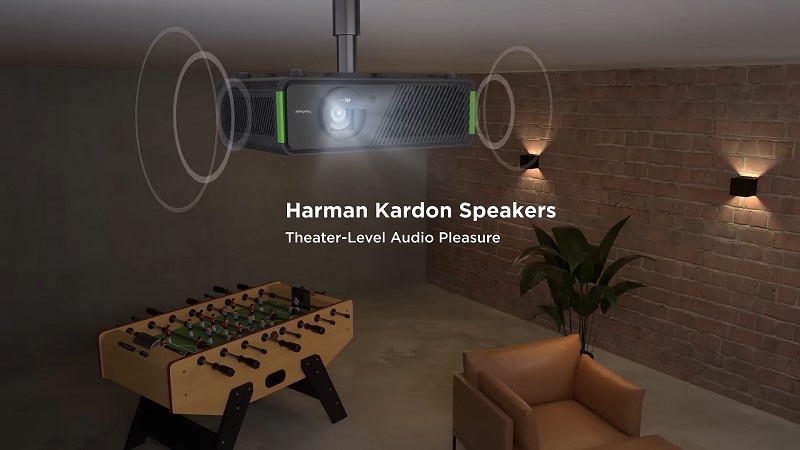 máy chiếu viewsonic x2-4k tích hợp loa harman kardon