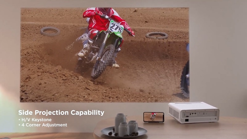 máy chiếu viewsonic x2 điều khiển dễ dàng linh hoạt