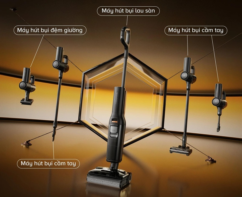 máy hút bụi lau nhà roborock f25 combo giải phát vệ sinh đa năng