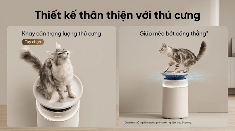 máy lọc dreame fp10 khay cân thú cưng