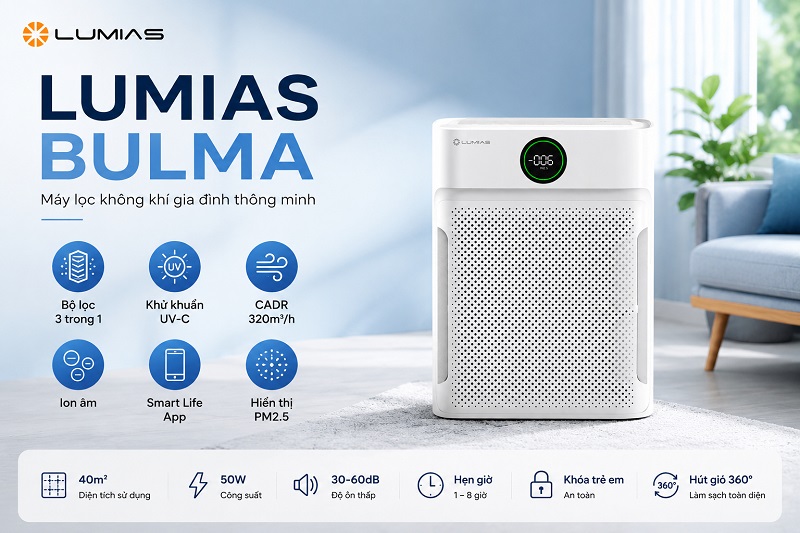 máy lọc không khí lumias bulma