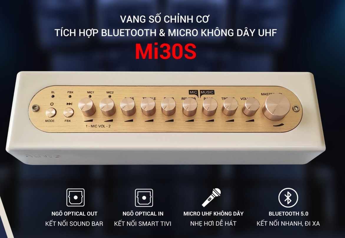 Micro không dây Acnos Mi30s hiện đang được bán với giá ưu đãi nhất tại TKA AUDIO