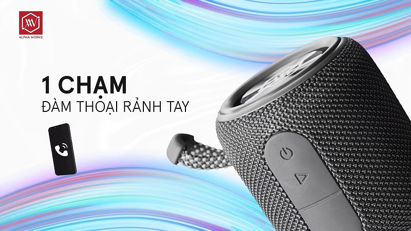 micro đàm thoại trên loa alpha works ride