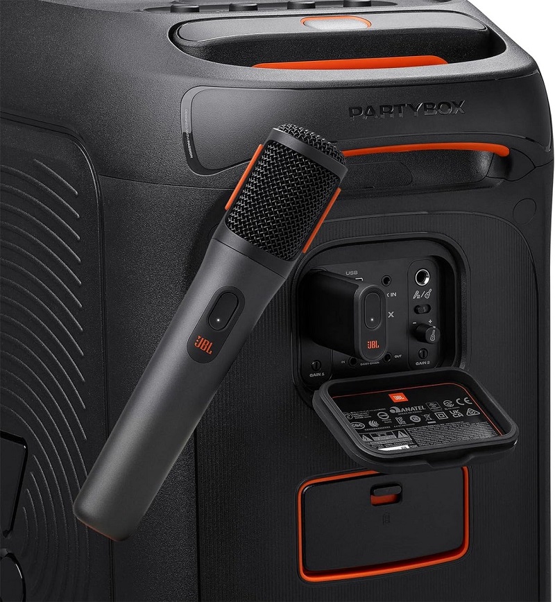 micro jbl partybox wireless với khả năng kết nối nhanh chóng