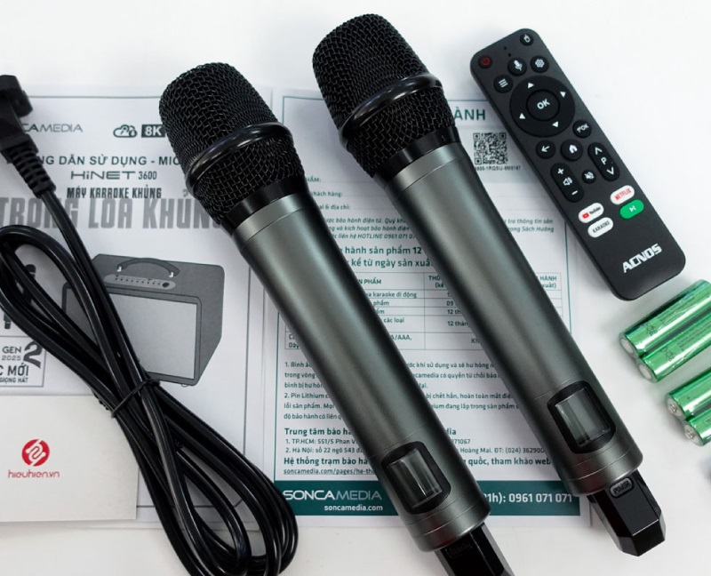 micro không dây loa cs3600 gen 2