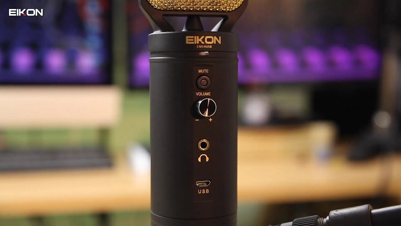 micro thu âm proel cm14usb cổng kết nối usb và xlr