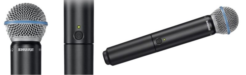 bộ micro shure blx288a b58 micro blx2 b58