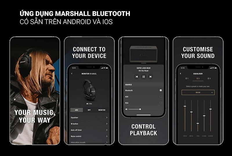 middleton ii tương thích app marshall bluetooth