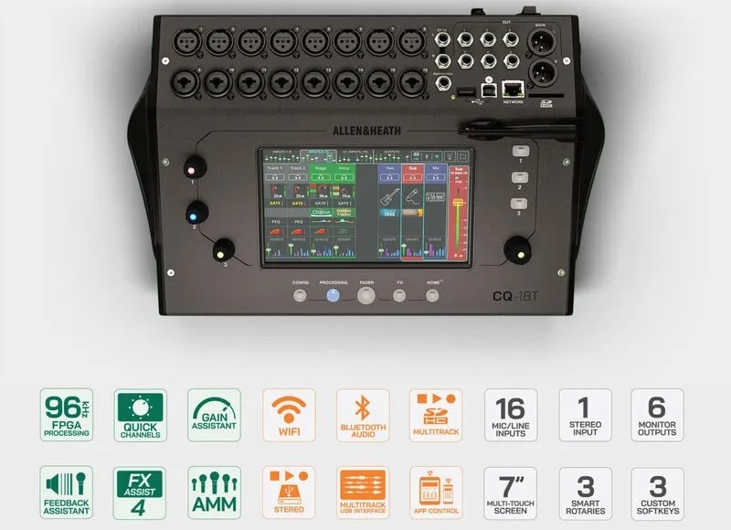 mixer allen heath cq-18t giá