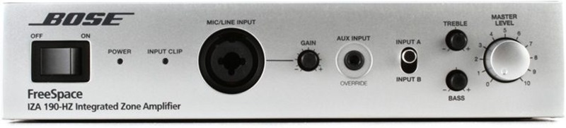 Mixer Bose FreeSpace Iza 190-HZ bảng điều khiển