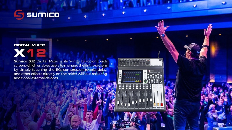 mixer kỹ thuật số sumico x12