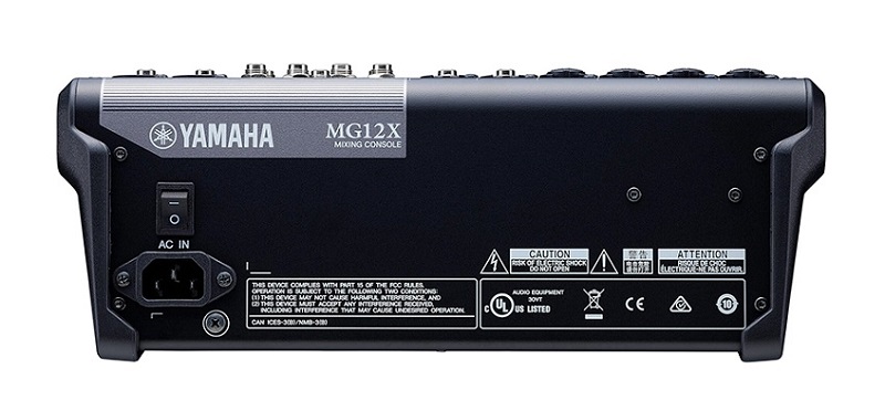 Mixer Yamaha MG12X kết nối