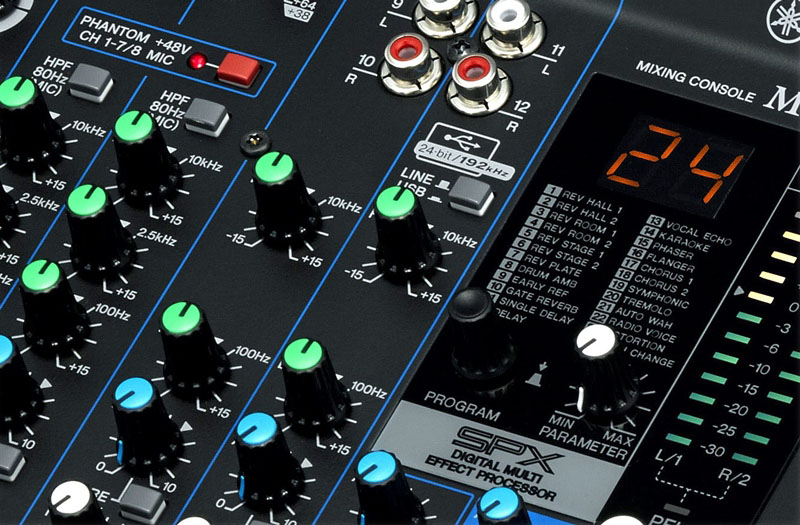 Mixer Yamaha MG12XU đánh giá