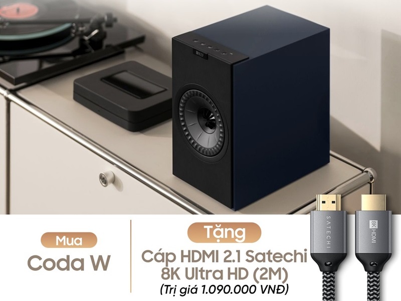 mua kef coda w tặng cáp hdmi