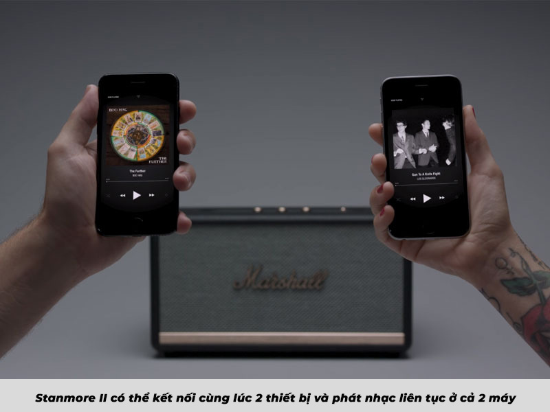 loa marshall stanmore 3 kết nối