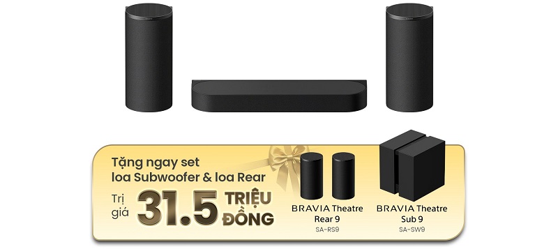 mua theatre trio tặng sub + rear