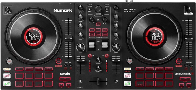 Numark Mixtrack Platinum FX là bàn dj dành cho người mới 
