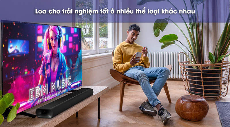 nghe nhạc với loa enchant 900