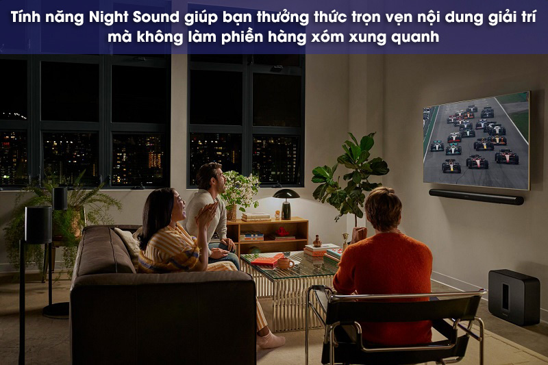 night sound trên combo arc ultra + sub 4