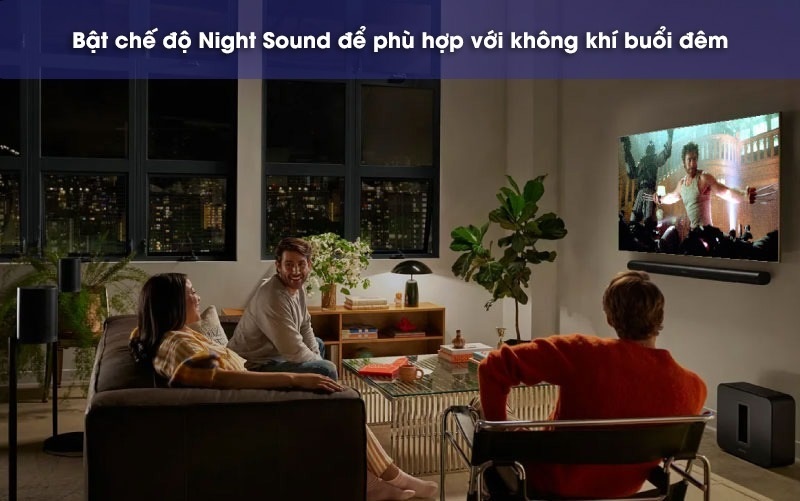 night sound trên combo rrc ultr + sub 4 + era 100