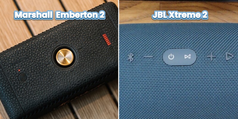 nút bấm của jbl xtreme 2