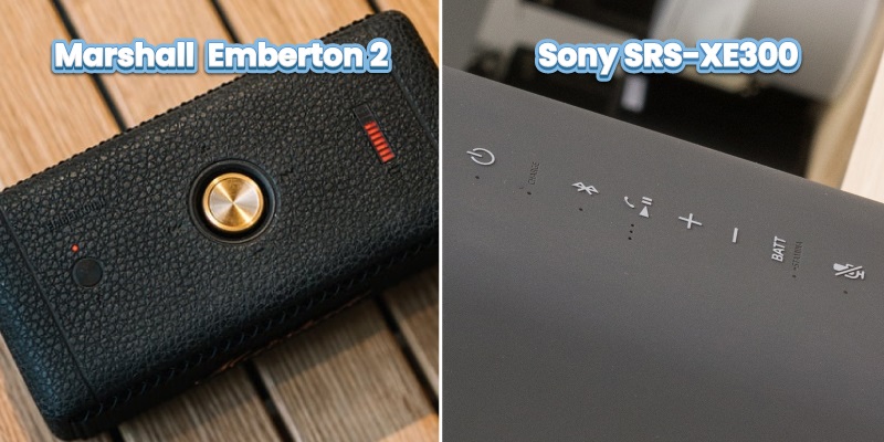 nút bấm loa emberton 2 vs xe300