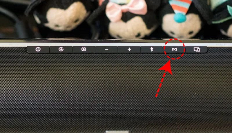 nút kết nối sb450 với loa jbl không dây