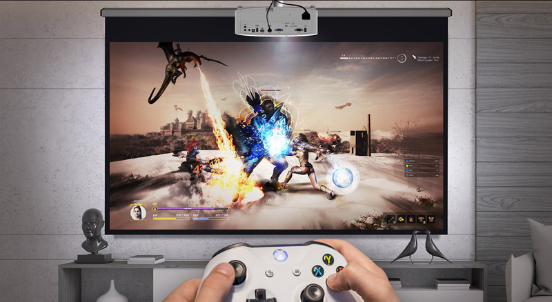 Máy chiếu Optoma UHD50X trải nghiệm game mượt mà