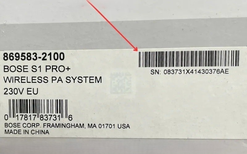 phân biệt loa bose s1 pro plus