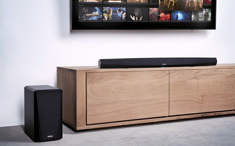 phối ghép loa soundbar denon