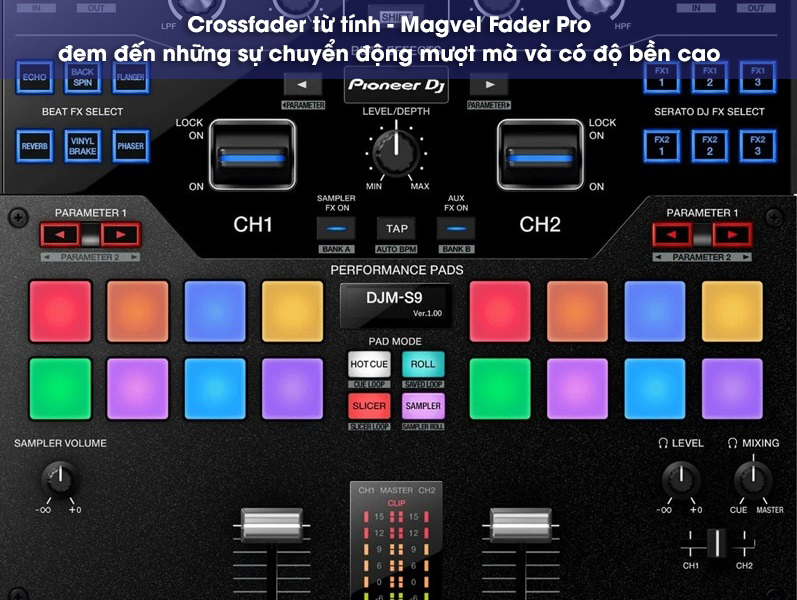 hiệu suất của mixer djm s9