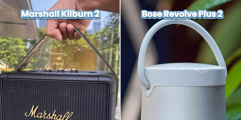 quai xách marshall kilburn ii vs bose revolve plus