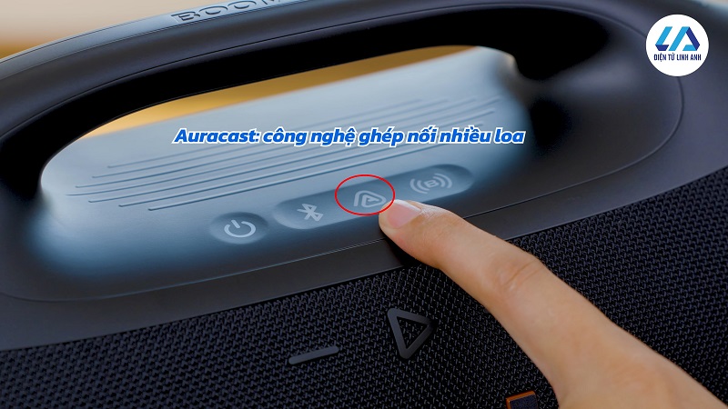 review nút bấm trên boombox 4
