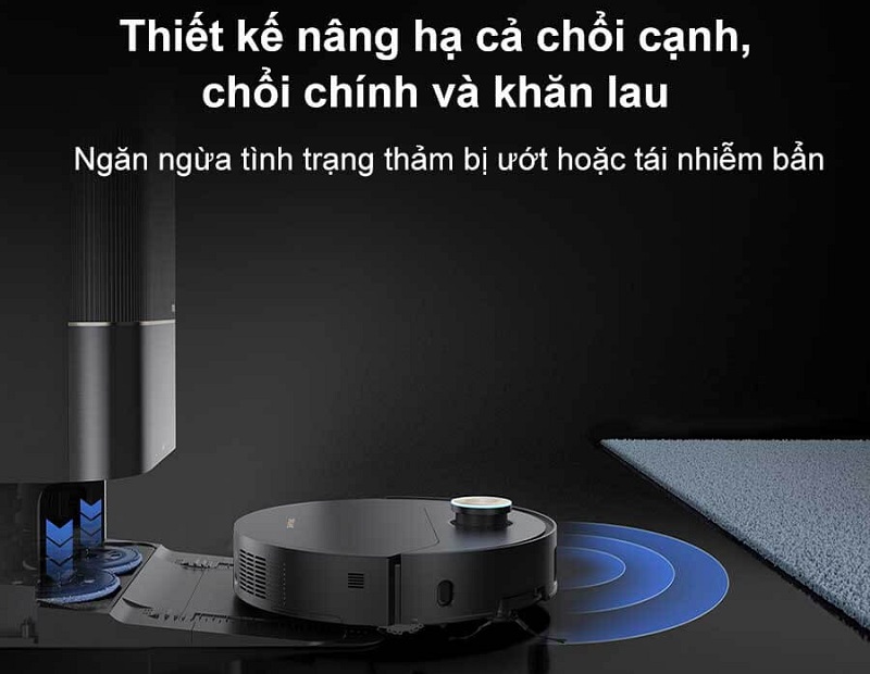 robot dreame x50 ultra nâng hạ chổi