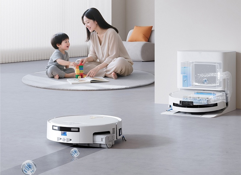 robot ecovacs deebot t80s omni sạch khuẩn