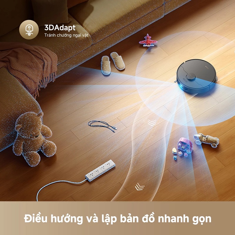 robot hút bụi dreame l10s ultra heat lập bản đồ