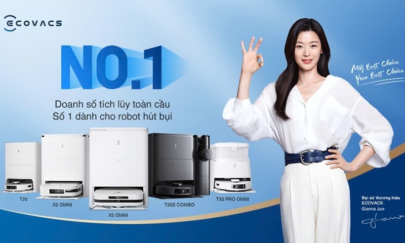 robot hút bụi ecovacs