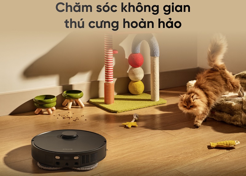 robot hút bụi l10s ultra heat tối ưu cho thú cưng