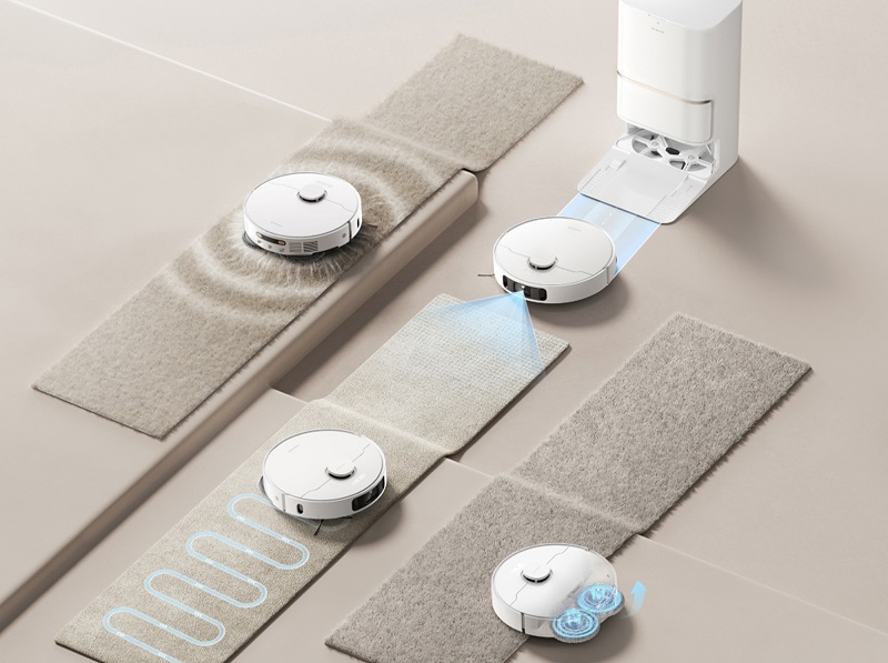 robot hút bụi l30s ultra nhận diện thảm