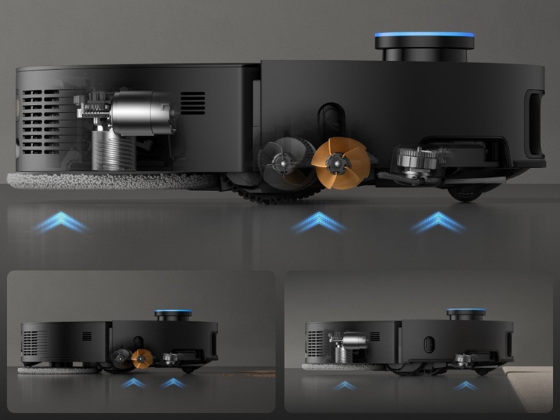 robot hút bụi lau nhà dreame x50 master tách biệt hoàn hảo giữa khô và ướt
