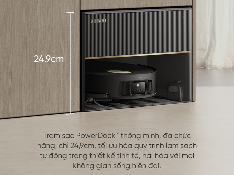 robot hút bụi lau nhà dreame x50 master trạm sạc đa năng