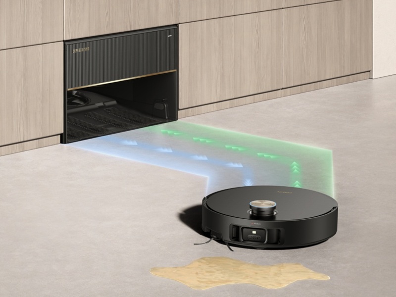 robot hút bụi lau nhà dreame x50 master lưu lại làm sạch tối đa