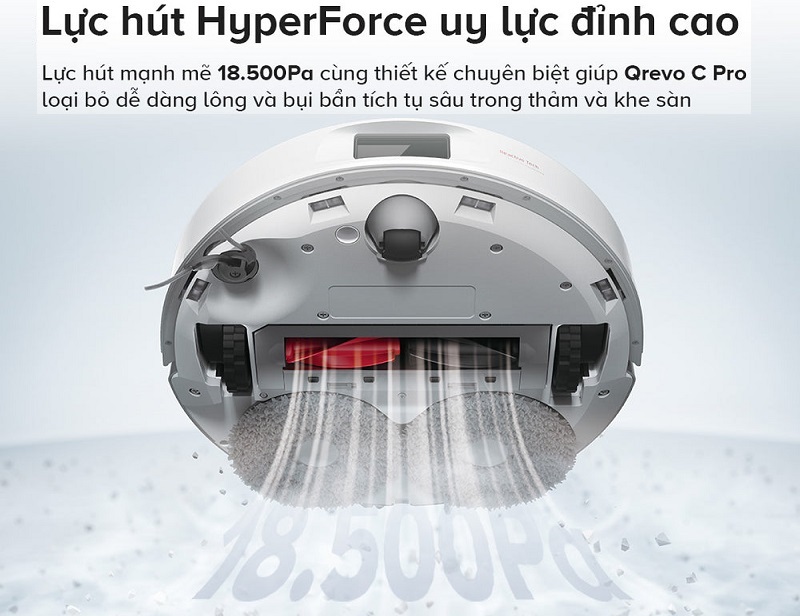 robot hút bụi q revo c hút siêu mạnh