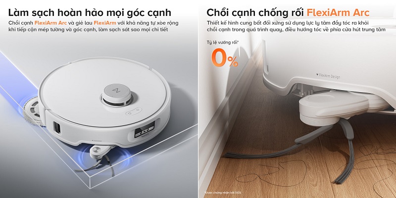 robot qrevo edge 5v1 chổi chống rối