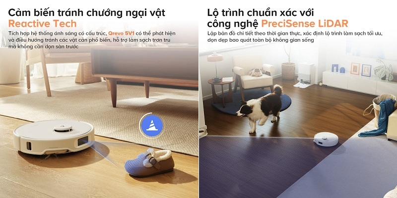 robot qrevo edge 5v1 công nghệ