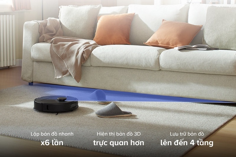 robot q revo s pro công nghệ điều hướng