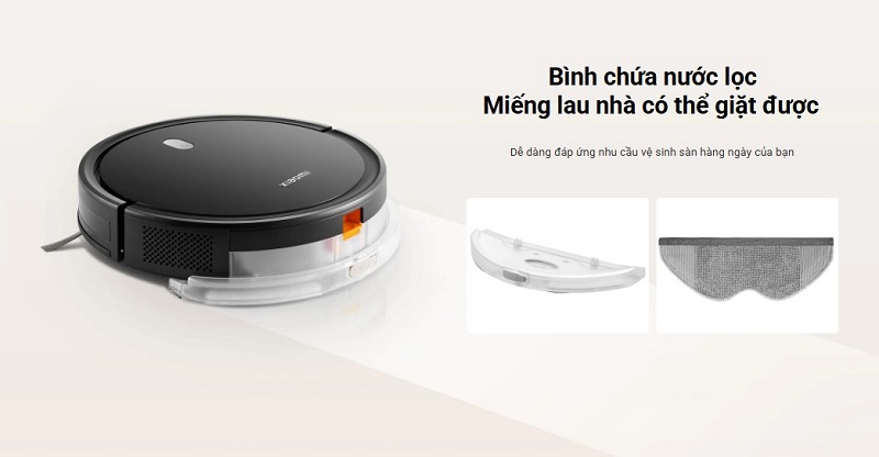 robot vacuum e5 hút bụi lau nhà