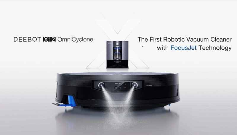 robot hút bụi lau nhà ecovacs deebot x12 omni cyclone
