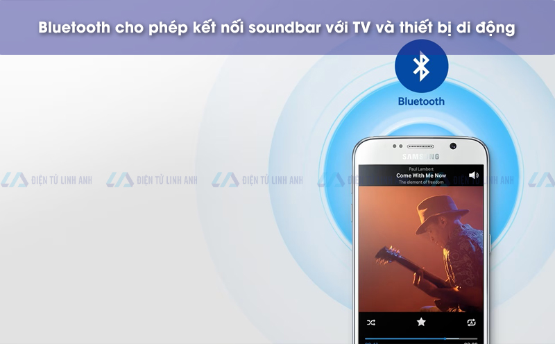 Samsung HW-K550 tích hợp bluetooth 